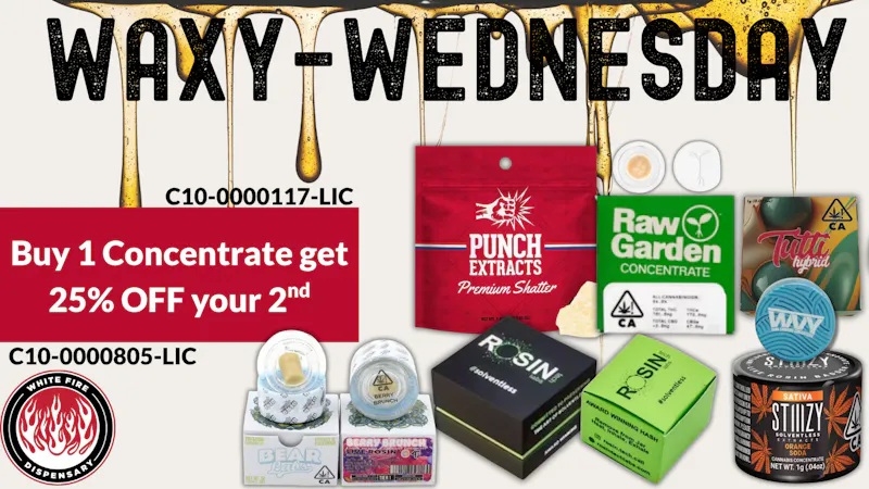 White Fire Waxy-Wednesday, at White Fire!