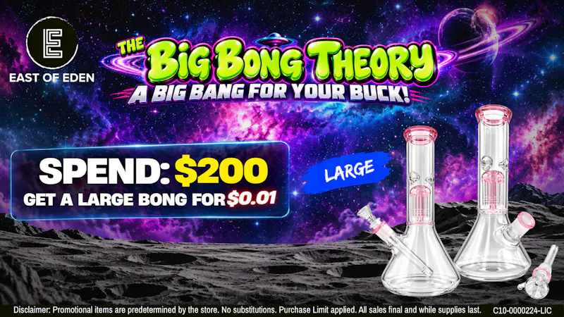 East of Eden Cannabis Co. LIMITED TIME: The Big Bong Bundle!