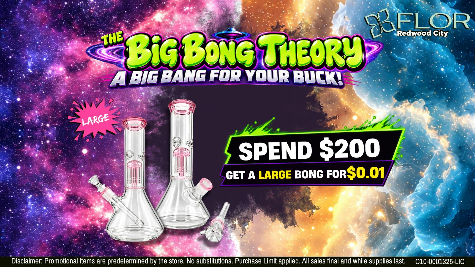FLOR- Redwood City LIMITED TIME: The Big Bong Bundle!