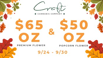 Craft Cannabis Company - Edmond Fall Into Savings @ Craft Cannabis