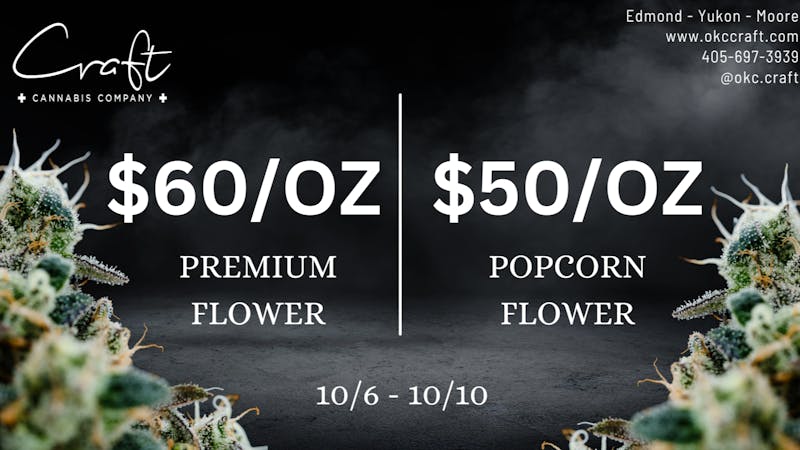 Craft Cannabis Company - Yukon $60/OZ PREMIUM & $50/OZ POPCORN