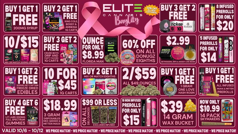 Elite Cannabis - Bay City BAY CITY! CLICK HERE FOR DAILY DEALS