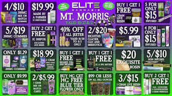 Elite Cannabis - Mt. Morris - Recreational MT MORRIS! CLICK HERE FOR DAILY DEALS!💚