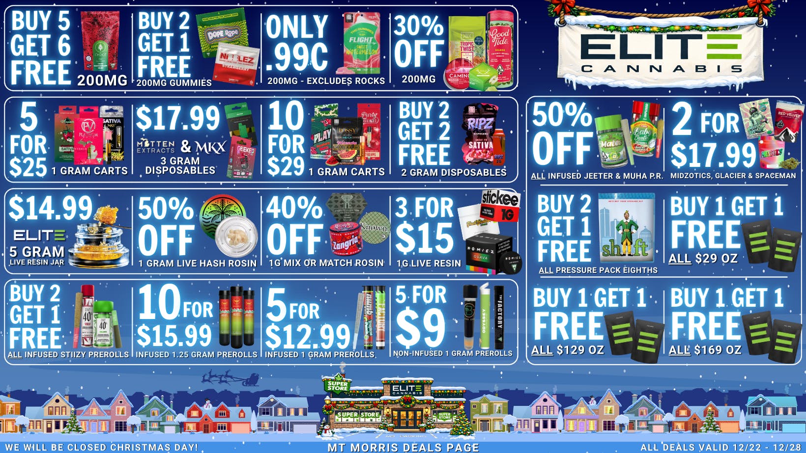 Elite Cannabis - Mt. Morris - Recreational MT MORRIS! CLICK HERE FOR DAILY DEALS!💚