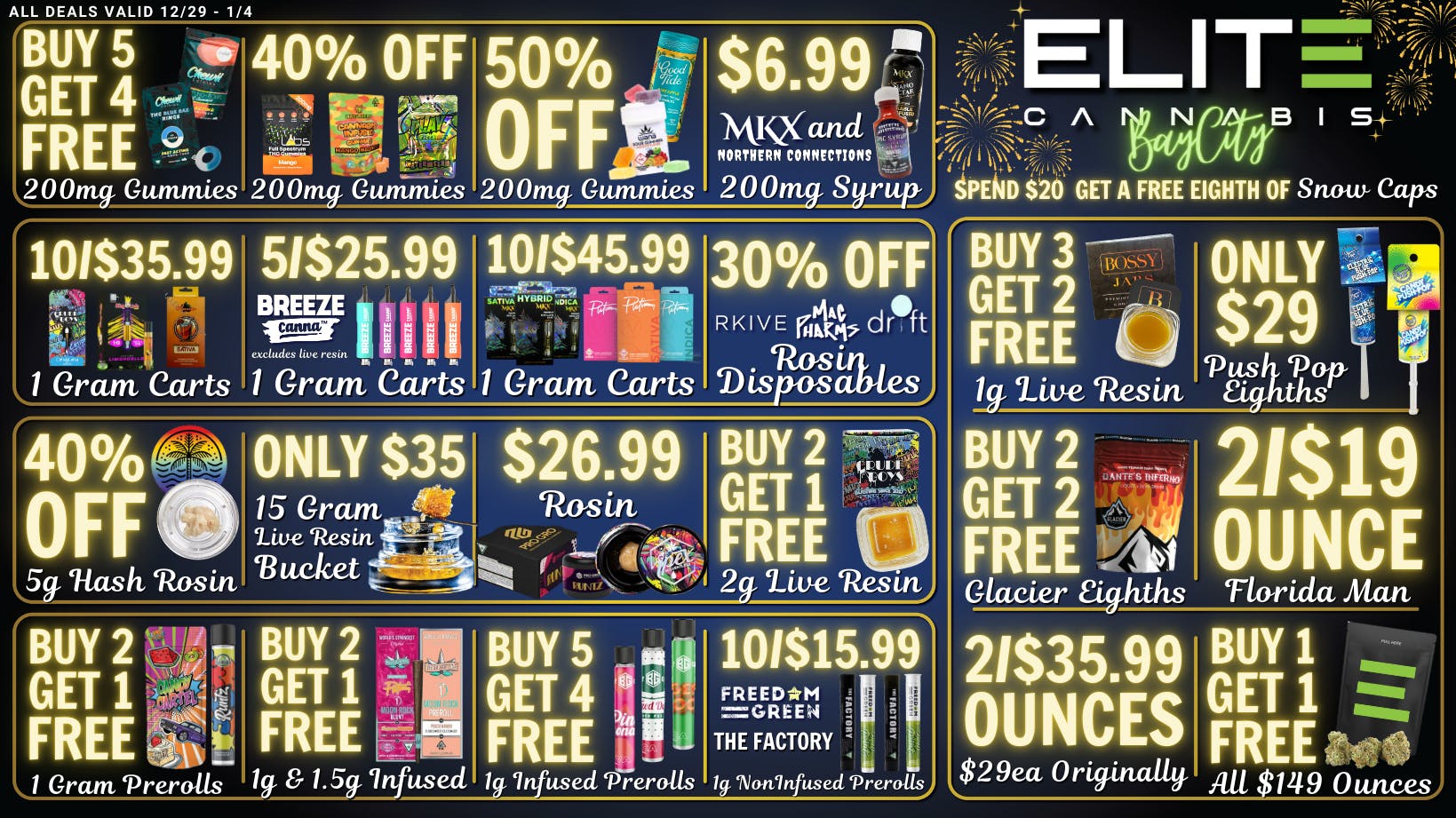 Elite Cannabis - Bay City BAY CITY! CLICK HERE FOR DAILY DEALS