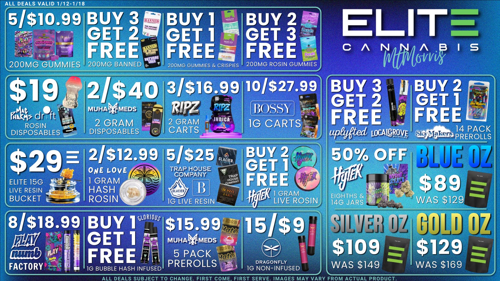 Elite Cannabis - Mt. Morris - Recreational MT MORRIS! CLICK HERE FOR DAILY DEALS!💚