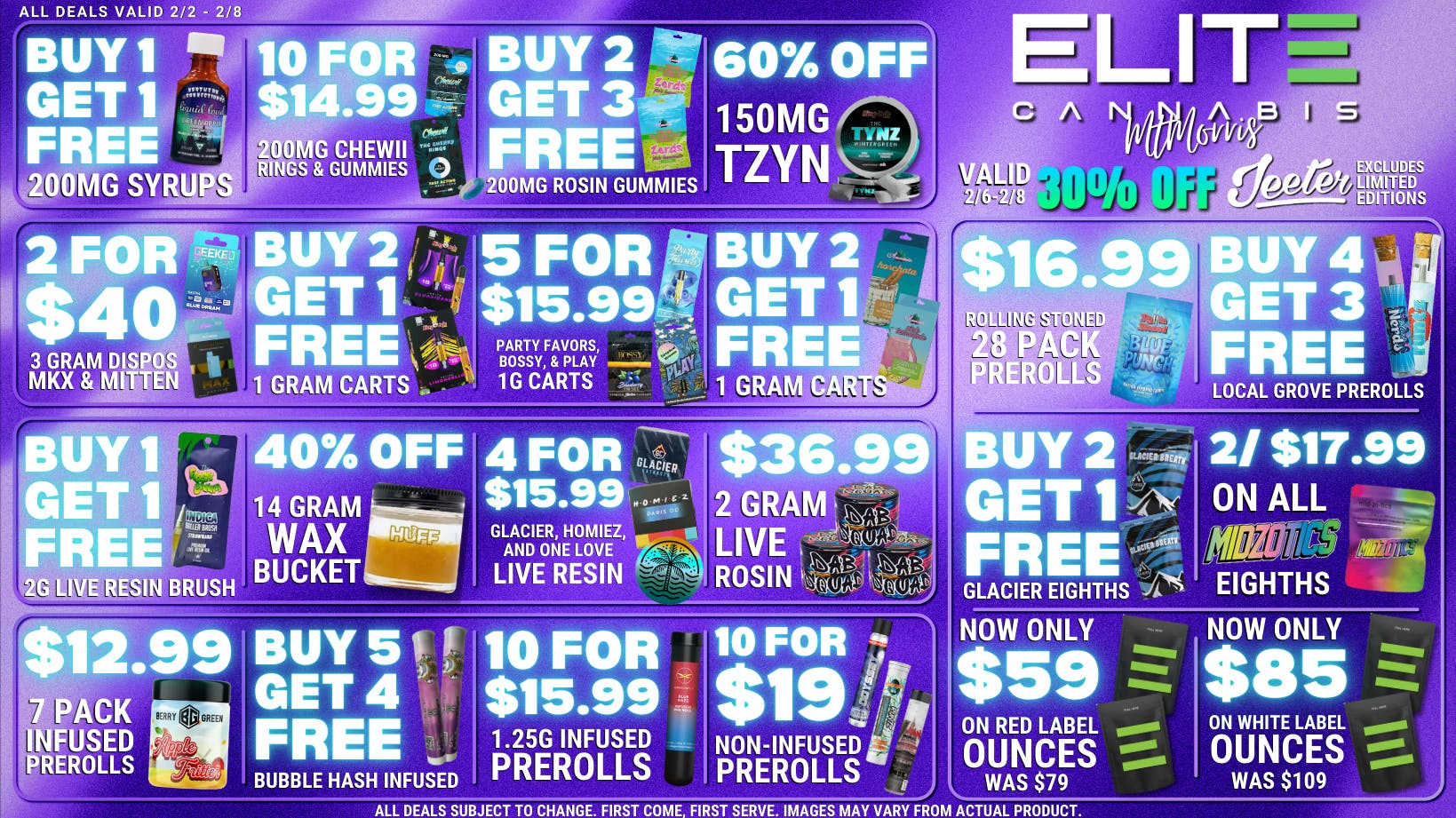 Elite Cannabis - Mt. Morris - Recreational MT MORRIS! CLICK HERE FOR DAILY DEALS!💚