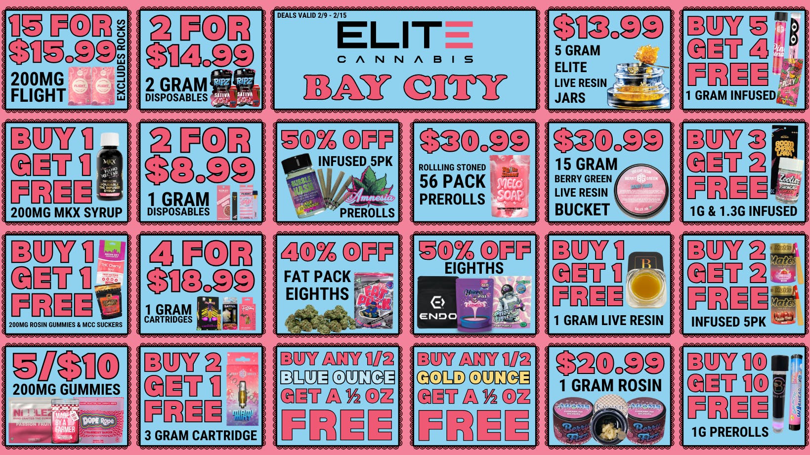 Elite Cannabis - Bay City BAY CITY! CLICK HERE FOR DAILY DEALS
