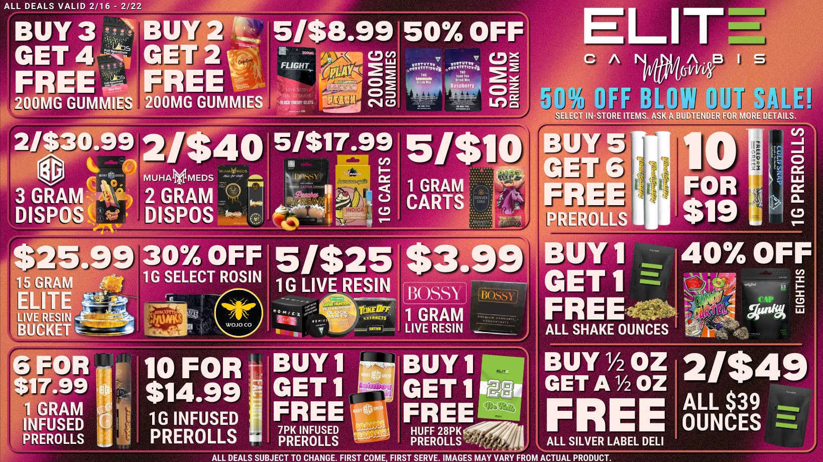Elite Cannabis - Mt. Morris - Recreational MT MORRIS! CLICK HERE FOR DAILY DEALS!💚