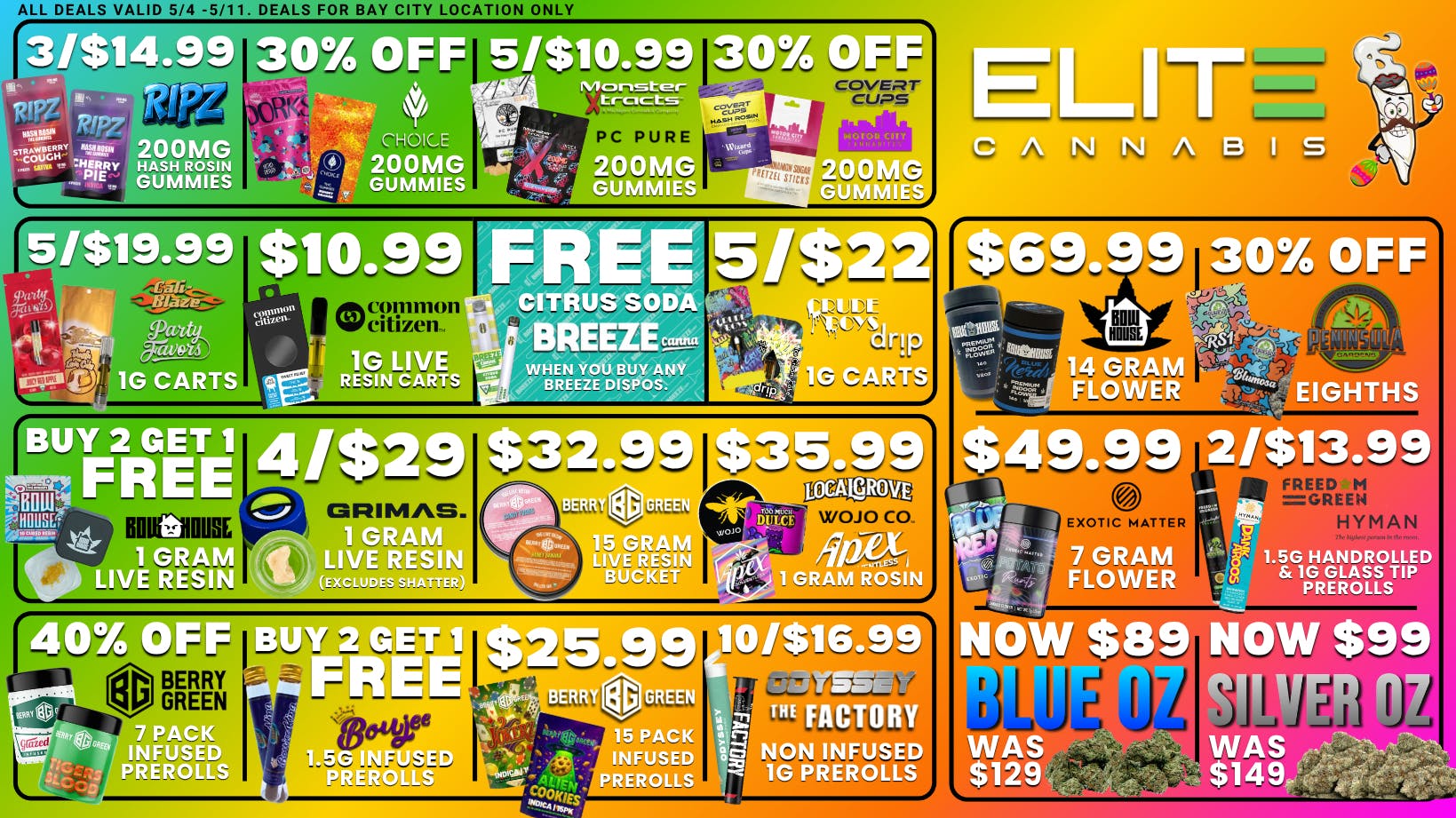 Elite Cannabis - Bay City CLICK HERE FOR DEALS!