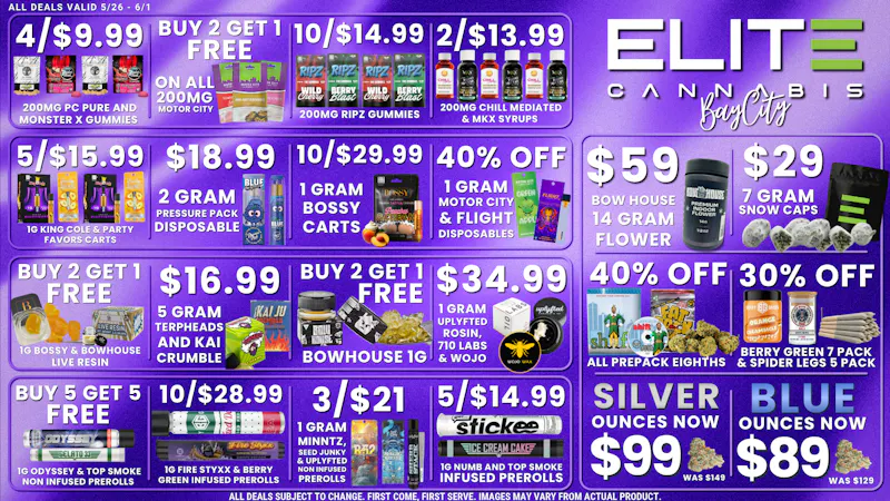 Elite Cannabis - Bay City CLICK HERE FOR DEALS!