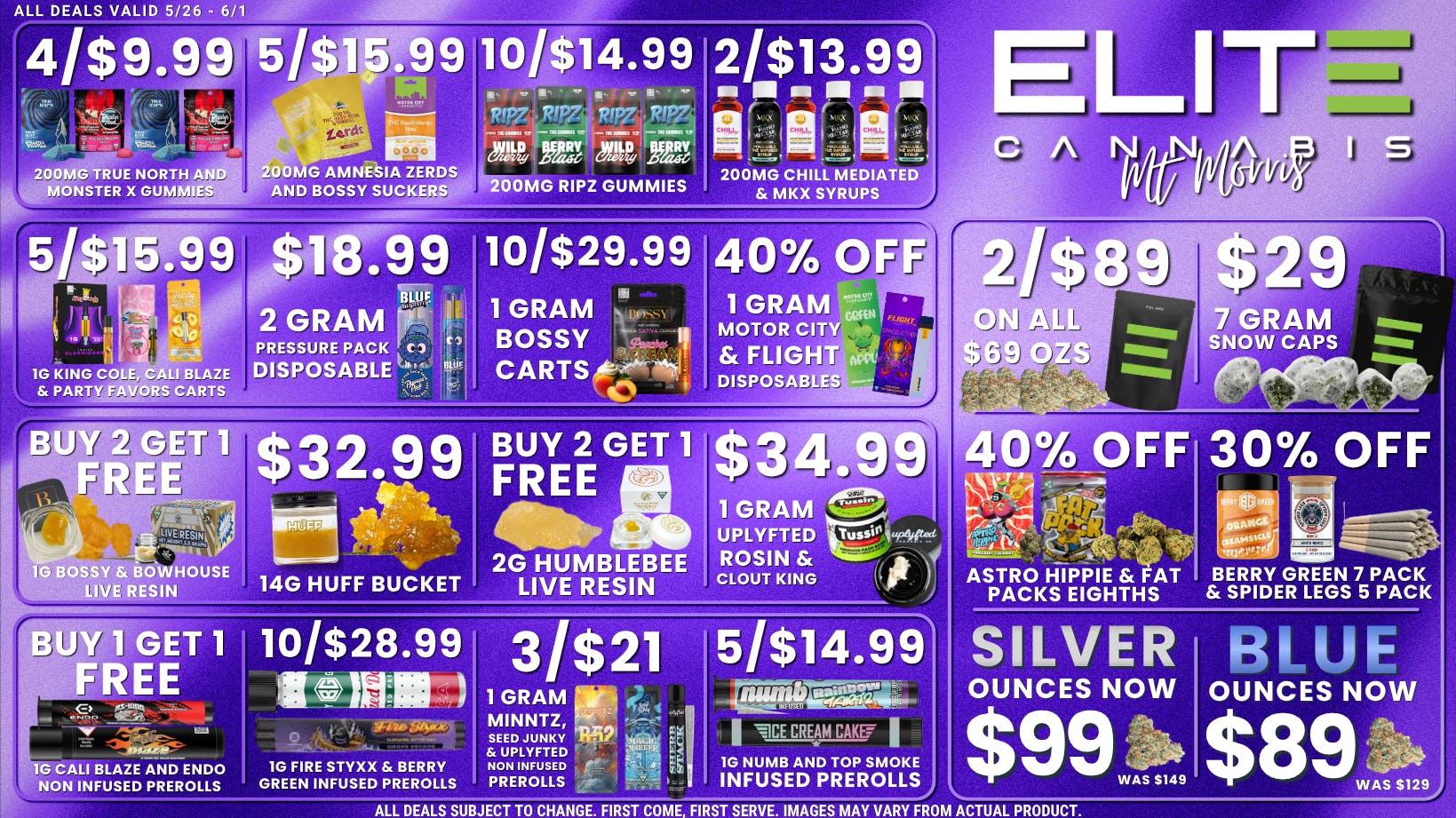 Elite Cannabis - Mt. Morris - Recreational CLICK HERE FOR DEALS!