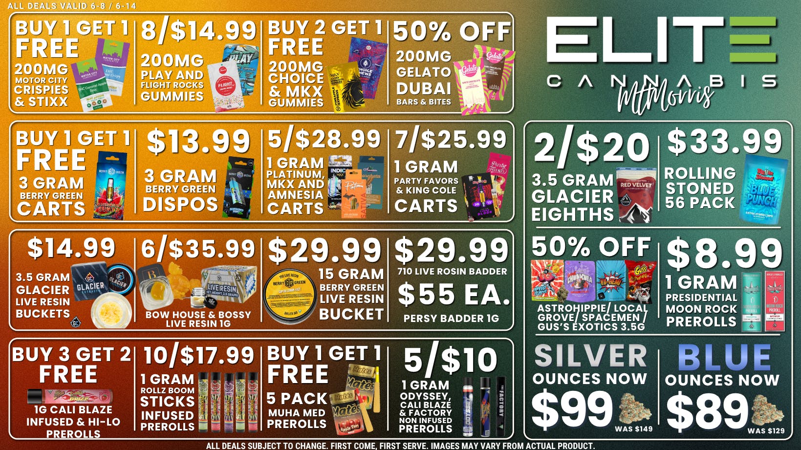Elite Cannabis - Mt. Morris - Recreational CLICK HERE FOR DEALS!