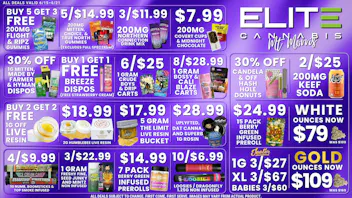 Elite Cannabis - Mt. Morris - Recreational CLICK HERE FOR DEALS!