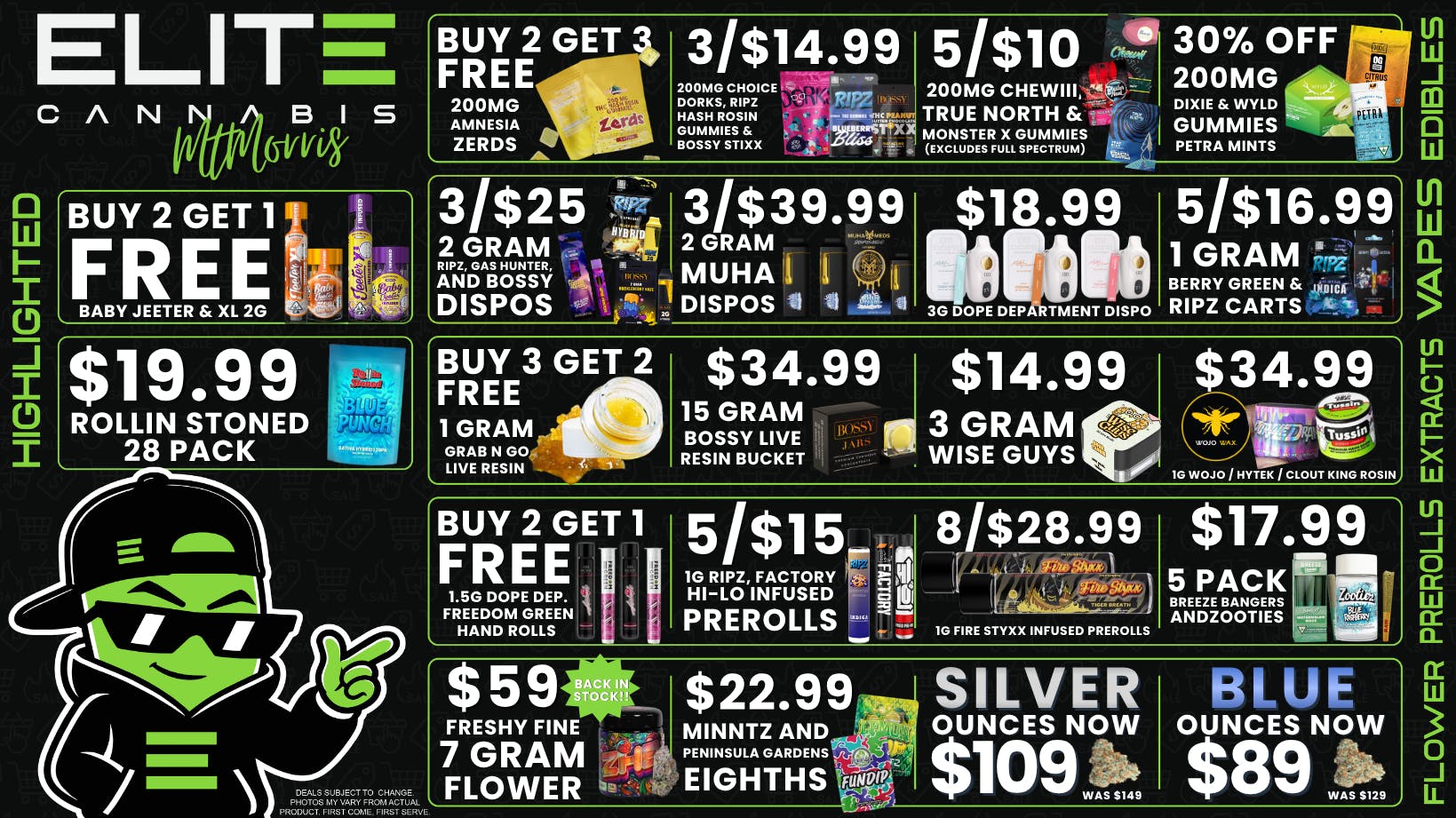 Elite Cannabis - Mt. Morris - Recreational CLICK HERE FOR DEALS!