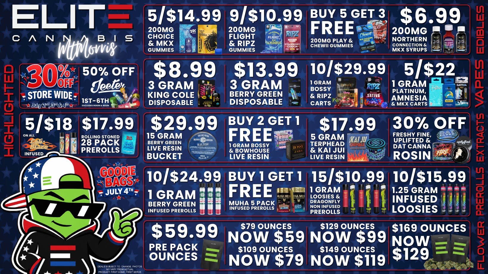 Elite Cannabis - Mt. Morris - Recreational CLICK HERE FOR DEALS!
