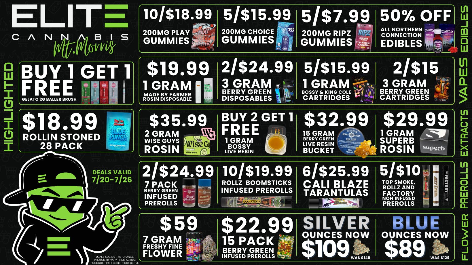 Elite Cannabis - Mt. Morris - Recreational CLICK HERE FOR DEALS!