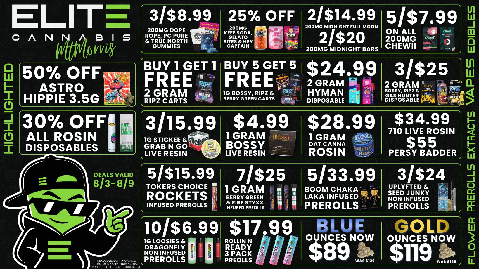 Elite Cannabis - Mt. Morris - Recreational CLICK HERE FOR DEALS!