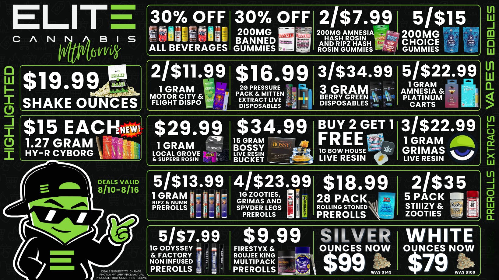 Elite Cannabis - Mt. Morris - Recreational CLICK HERE FOR DEALS!