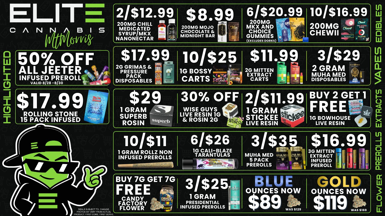 Elite Cannabis - Mt. Morris - Recreational CLICK HERE FOR DEALS!