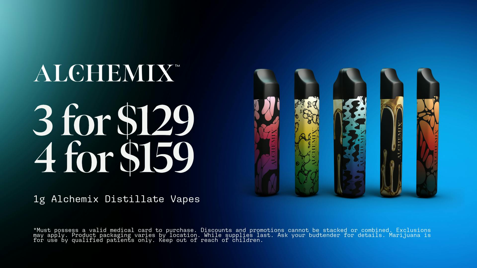 Good Day Farm - Cantrell 3 for $129, 4 for $159 1g Alchemix Distillate Vape