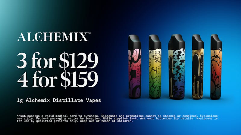 Good Day Farm - Van Buren 3 for $129, 4 for $159 1g Alchemix Distillate Vape
