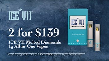 Good Day Farm - Independence 2 for $139 | ICE VII Melted Diamonds 1g AIO Vapes