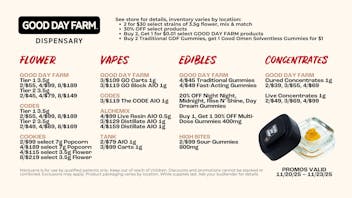 Good Day Farm - Hensley November Savings at Good Day Farm