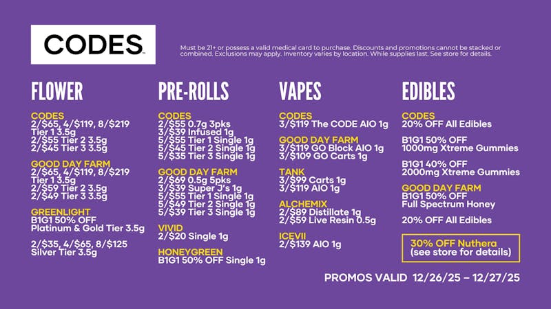 Codes - Sedalia Unlock Savings at CODES