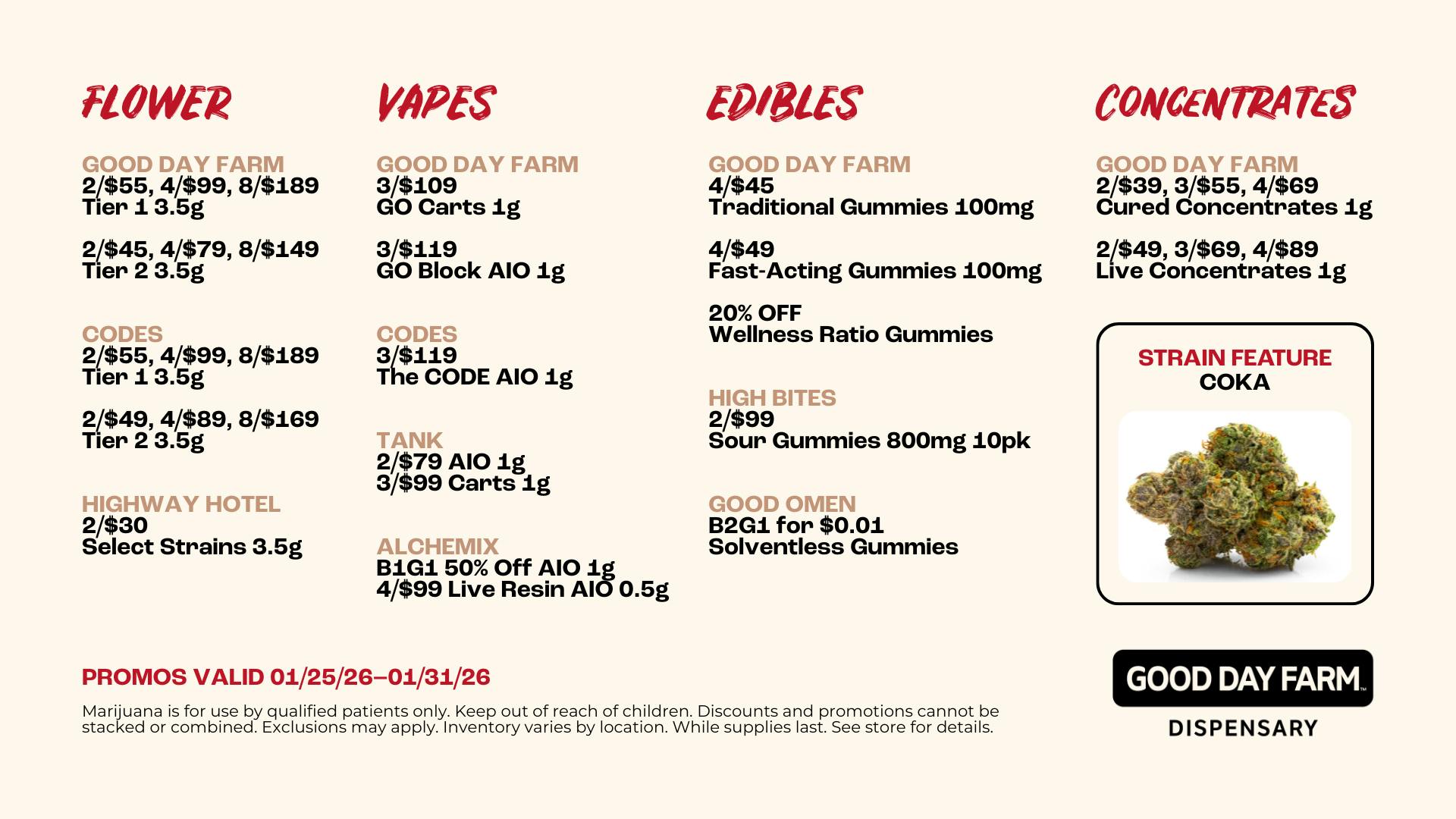 Good Day Farm - Van Buren This Week’s Top Picks at Good Day Farm Arkansas