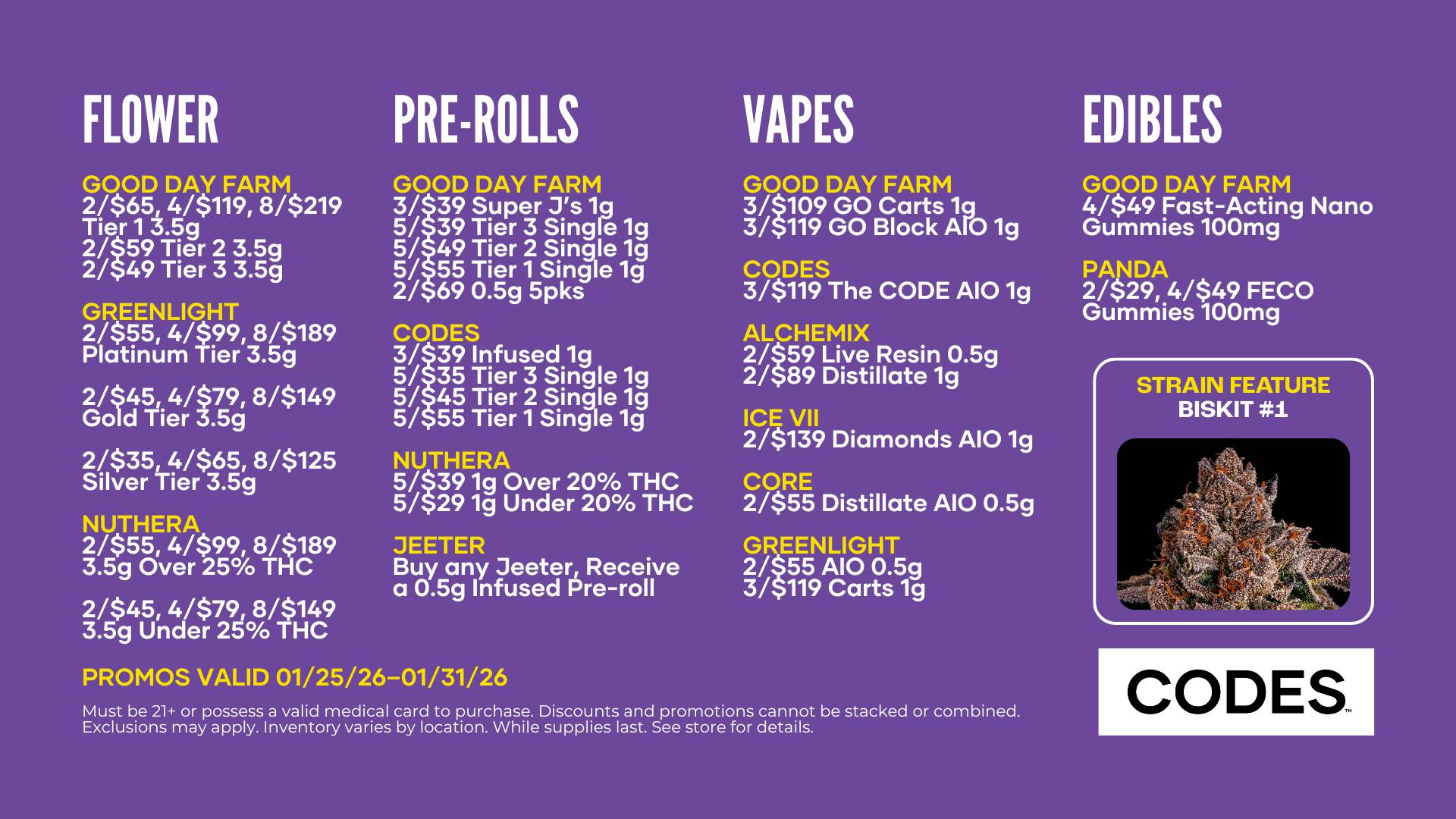 Codes - Osage Beach Unlock This Week’s Deals at CODES