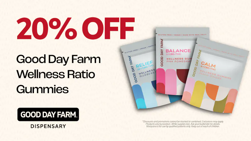 Good Day Farm - Hensley 20% OFF | Good Day Farm Wellness Ratio Gummies