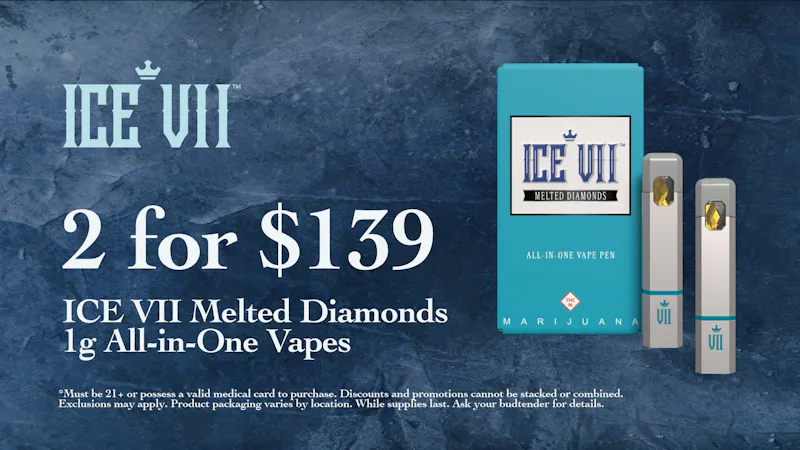 Good Day Farm - East Sunshine 2 for $139 | ICE VII Melted Diamonds 1g AIO Vapes