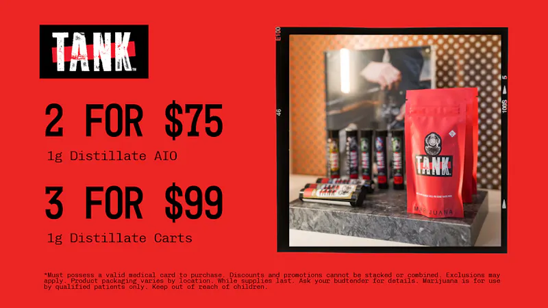 Good Day Farm - Cantrell TANK: 2 for $75 1g AIO, 3 for $99 1g Carts