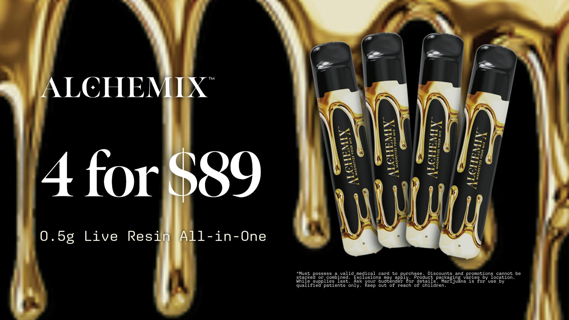 Good Day Farm - Hensley 4 for $89 | Alchemix 0.5g Live Resin All-in-One
