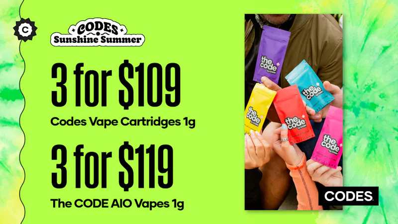 Codes - Sedalia UNLOCK DEALS ON CODES 1G VAPES