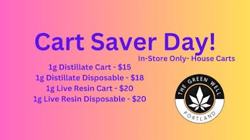 The Green Well - Storefront Cart Saver Sunday!