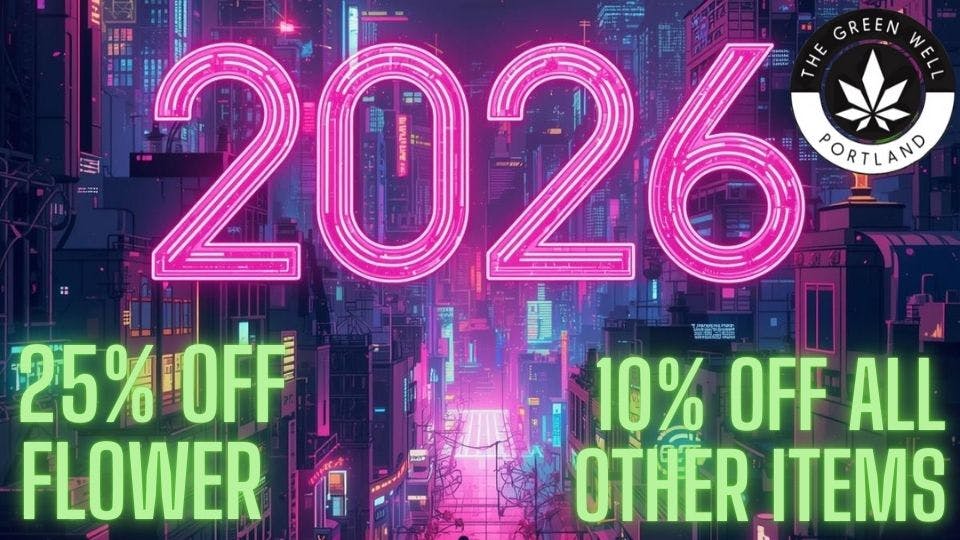 The Green Well - Delivery 25% Off Flower & 10% Off Non-Sale Items