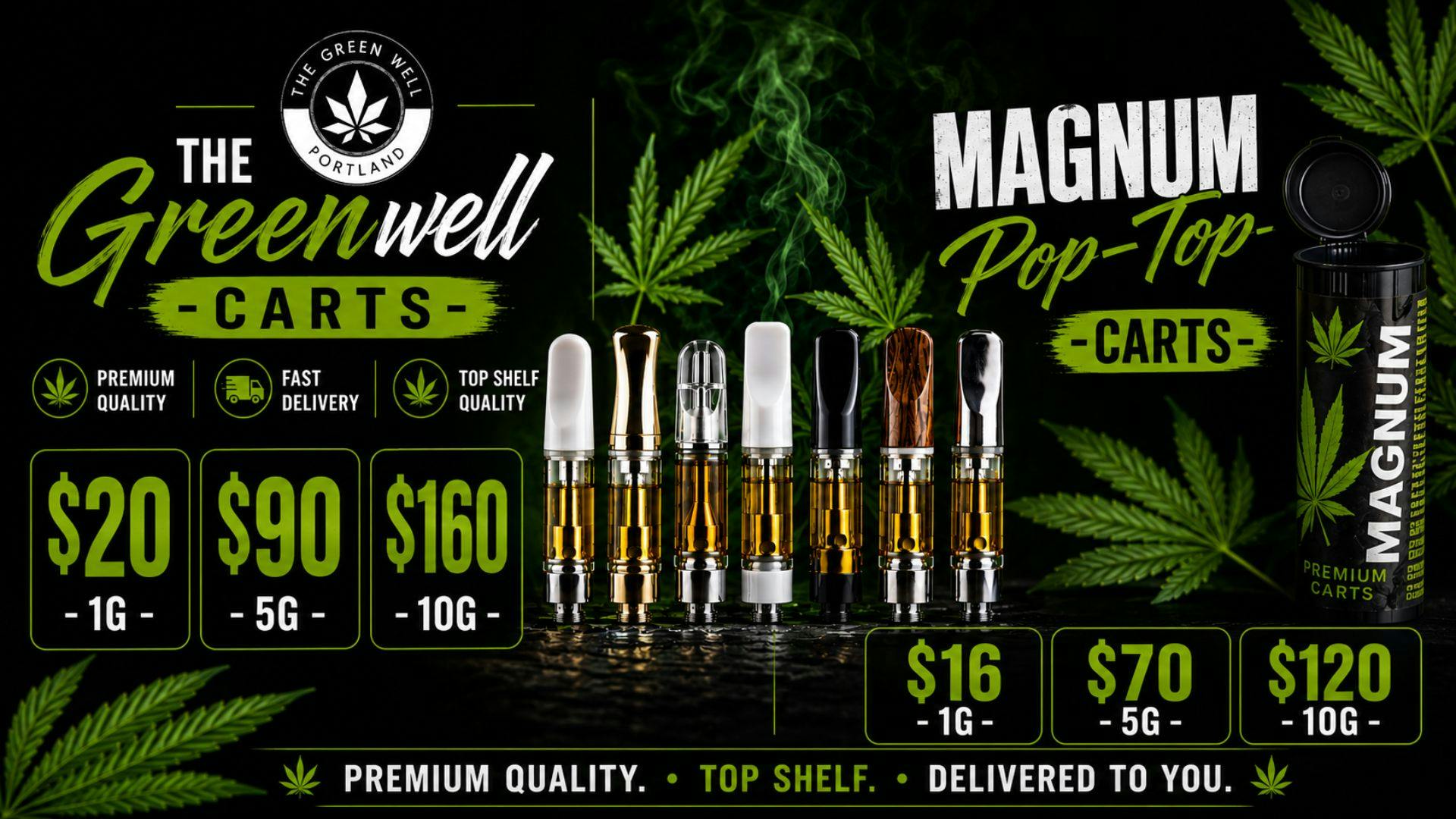 The Green Well - Delivery Cart Promotion with The Green Well & Magnum Carts