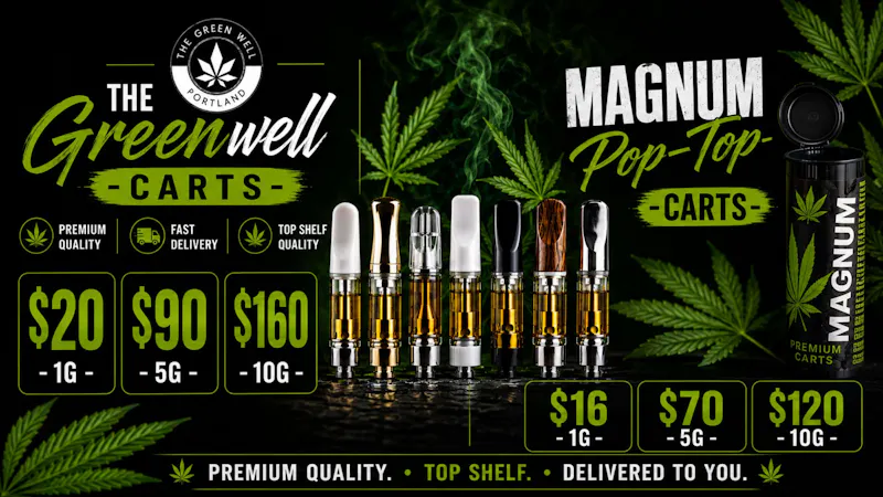 The Green Well - Delivery Cart Promotion with The Green Well & Magnum Carts