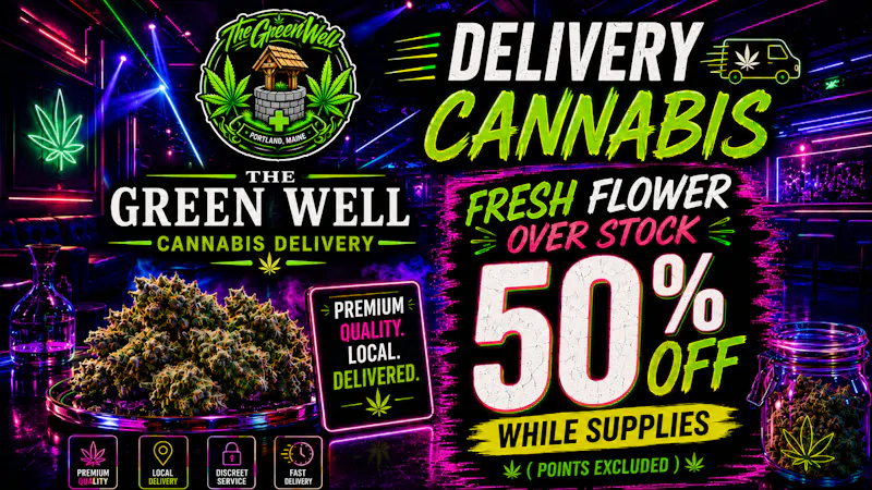 The Green Well #1 - The Windham Delivery 50% Off Over Stock Flower (Point's Excluded).