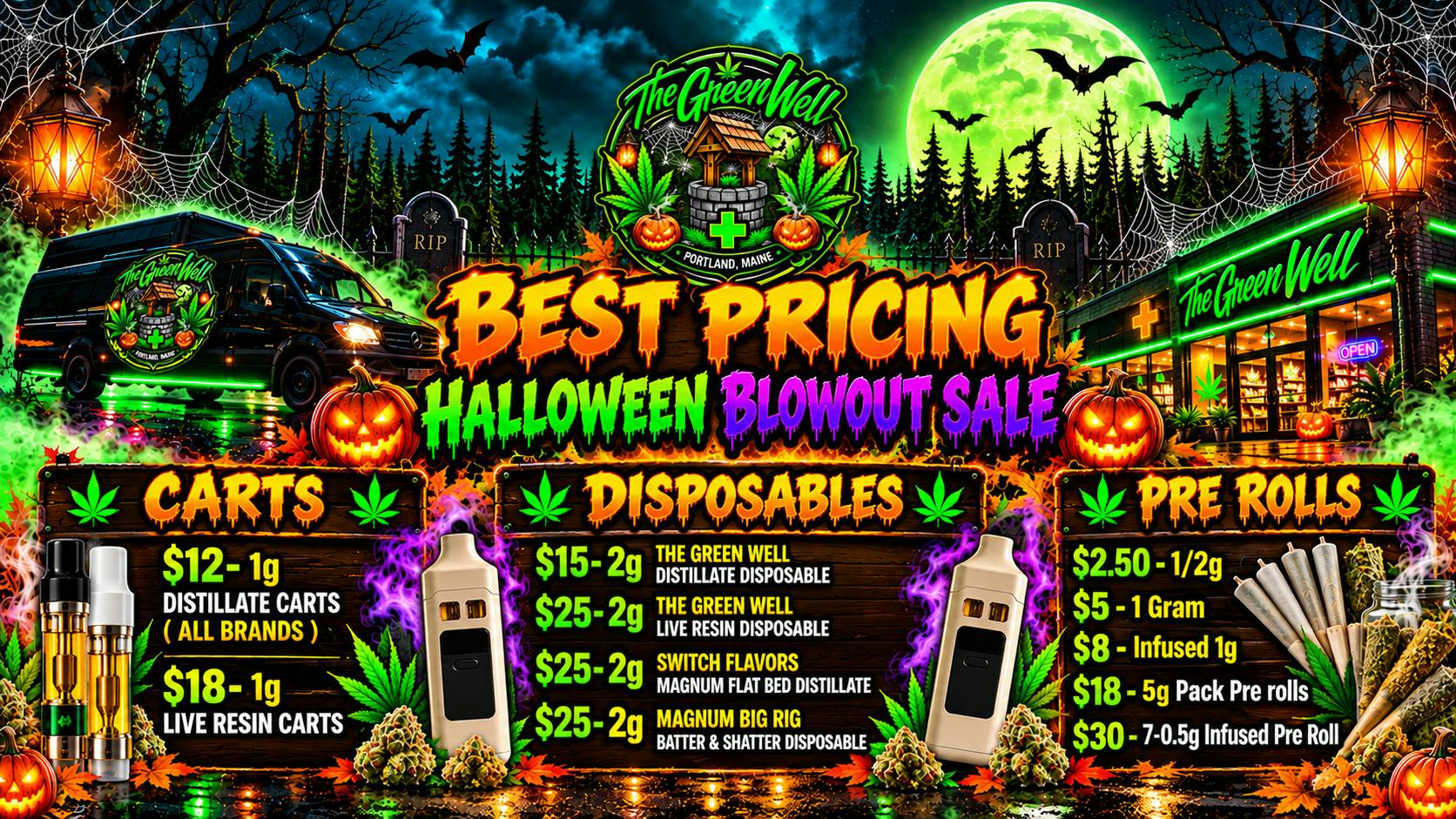 The Green Well - Delivery Best Pricing Halloween Blow Out Sales