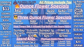 Canna Club of Nichols Hills Christmas Deals!! Big City flower is BUY 2 GET 1.