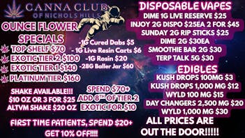 Canna Club of Nichols Hills 🥂🍾BRING IN THE NEW YEAR WITH BIG SAVINGS!