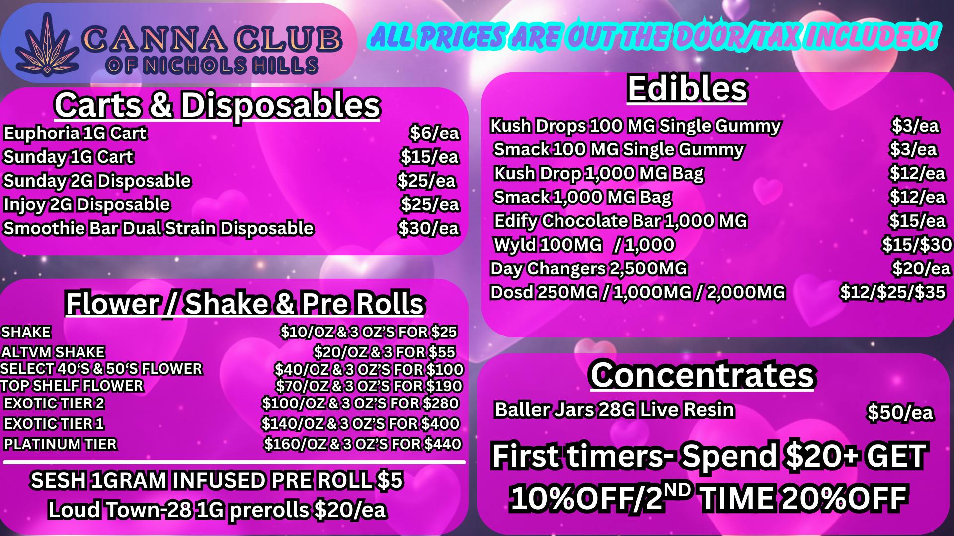 Canna Club of Nichols Hills 🌹ARE RED VIOLETS ARE BLUE CANNA CLUB HAS DEALS 4U