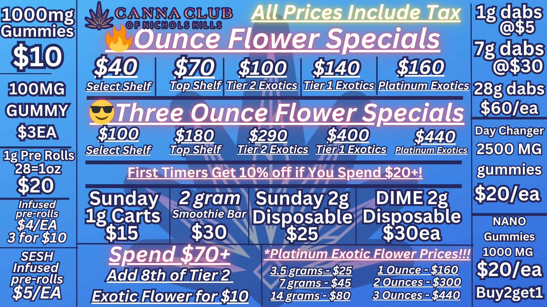 Canna Club of Nichols Hills 💖Buy2get1 NANO Gummies! Fire bud @ $40/oz🔥