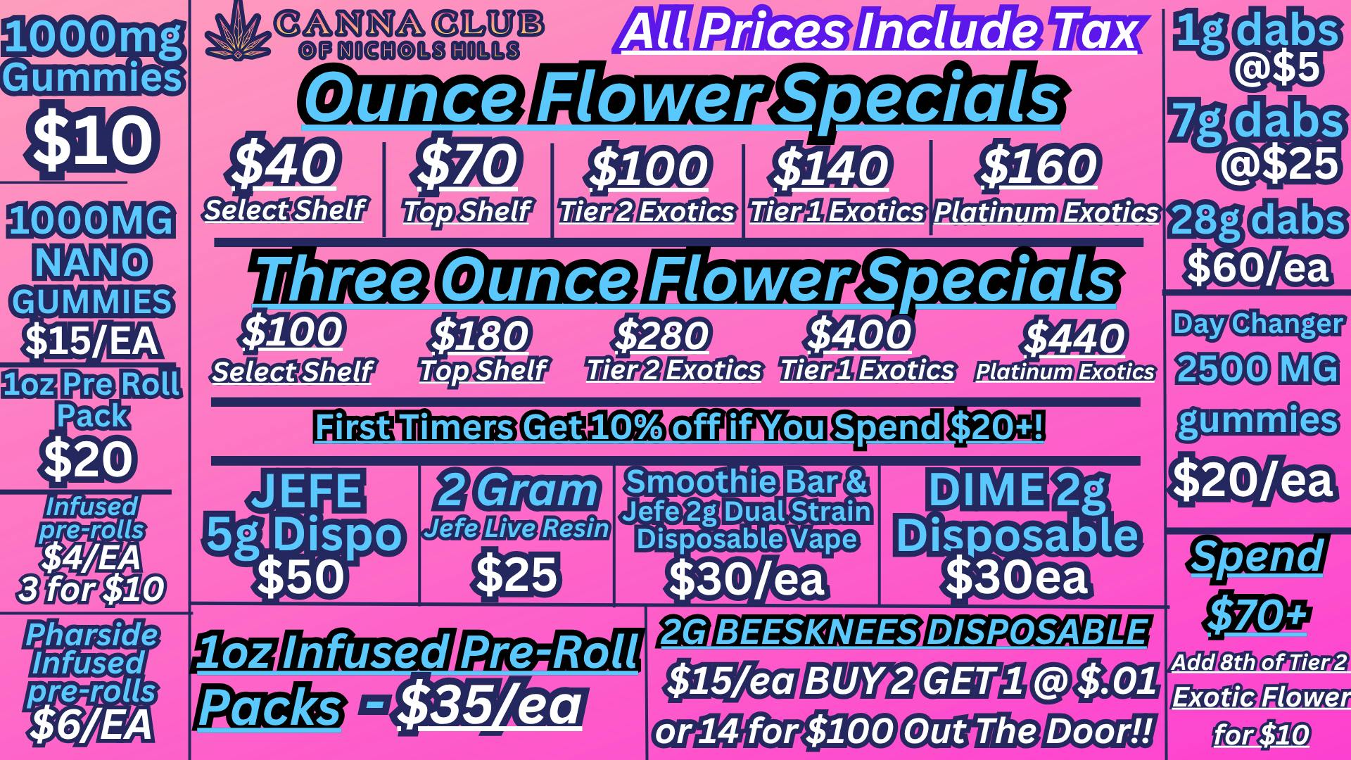 Canna Club of Nichols Hills 🚀DEALS GOING FAST-2G DISPOSABLE B2G1 FOR A 0.01