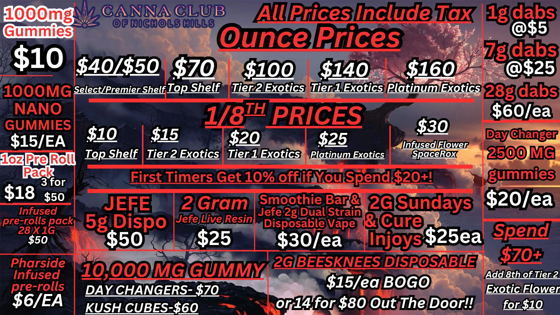 Canna Club of Nichols Hills 28 X 1G PREROLL BAG $18 EA OR 3 FOR $50 🤯