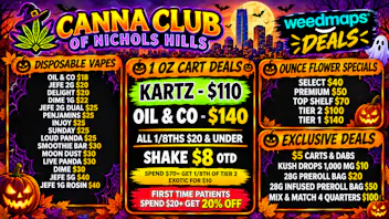 Canna Club of Nichols Hills 👻SPOOKY SEASON DEALS! FALL SAVINGS AT CANNA CLUB