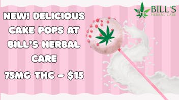 Bills Herbal Care New Product! Cake Pops!